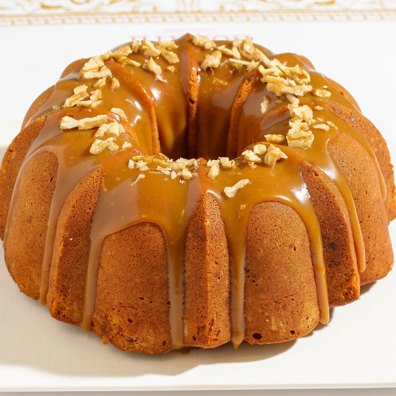 Caramel Walnut Bundt Cake