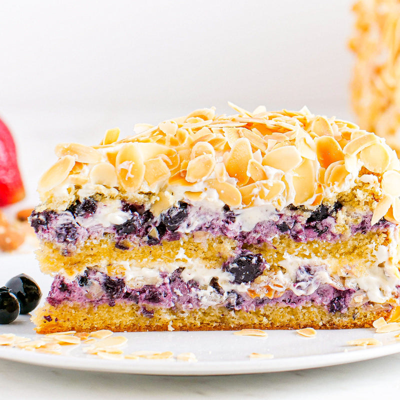 HORATII lounge blueberry cake