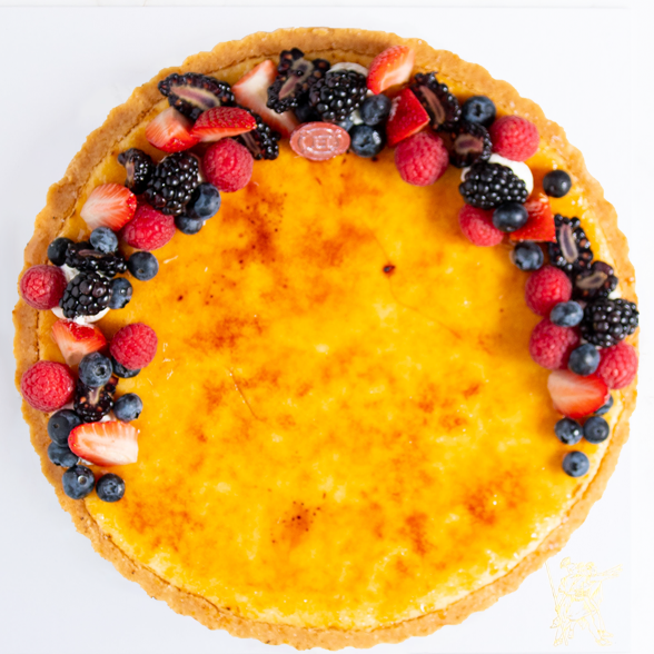 Cheesecake Brulée Tart